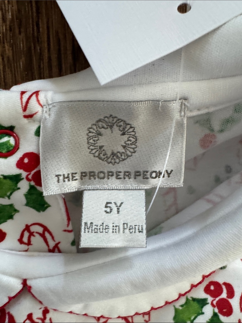 The Proper Peony New With Tags Parkside Pima Mistletoe Top - Picture 2 of 11